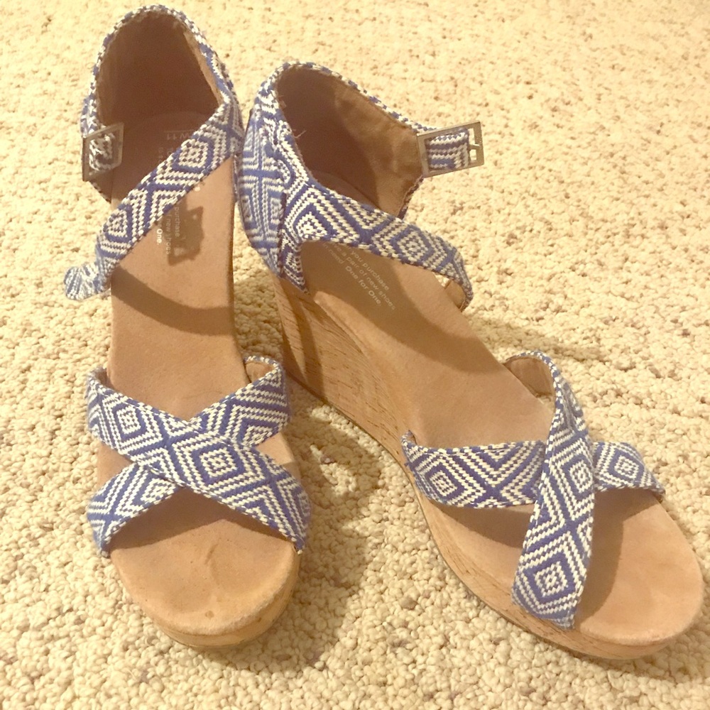 TOMS Cork Wedges